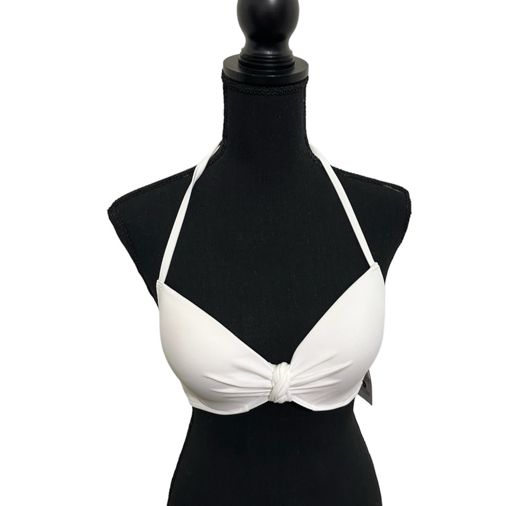 🆕 Shade & Shore White Bikini Top Size 36B